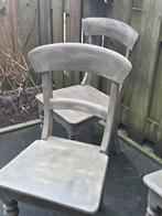 Houten eetkamerstoelen - landelijke stijl - set, Ophalen of Verzenden