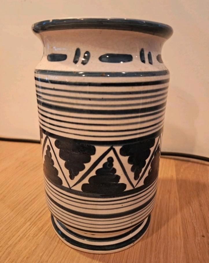 Apothekerspot - Albarello Italiaanse pot, Antiek en Kunst, Antiek | Vazen, Ophalen of Verzenden