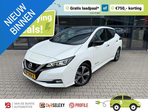 Nissan LEAF Tekna 40 kWh *Trekhaak & 360 Camera*, Auto's, Nissan, Bedrijf, Te koop, Leaf, 360° camera, ABS, Adaptive Cruise Control