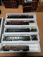 Passagiers wagons Lilliput 11 stuks Nieuwstaat DRG DB, Wisselstroom, Wagon, Ophalen of Verzenden, Zo goed als nieuw
