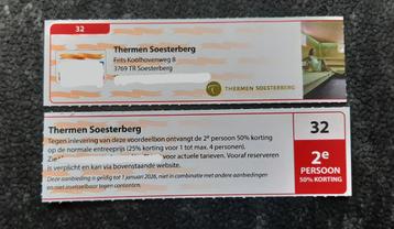 Sauna Thermen Soesterberg 2e persoon 50% korting beschikbaar voor biedingen