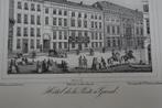 litho Gent Hotel de la Post Place d Armes Belgie Stroobant, Antiek en Kunst, Verzenden