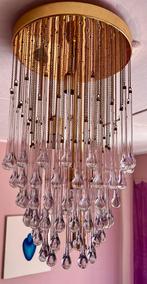 Vintage teardrop Venini kroonluchter, Ophalen, Gebruikt, Glas