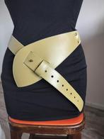 Vintage olijfgroene riem, Kleding | Dames, Riemen en Ceinturen, 5 cm of meer, Tailleriem, Ophalen of Verzenden, Zo goed als nieuw