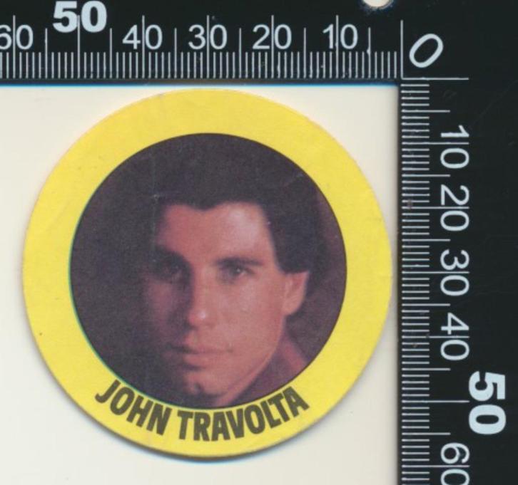 Sticker: Saturday Night Fever - John Travolta (6), Verzamelen, Stickers, Zo goed als nieuw, Film, Tv of Omroep, Ophalen of Verzenden
