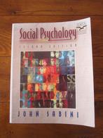 Social Psychology , John Sabini, Ophalen of Verzenden, Zo goed als nieuw, WO, John Sabini