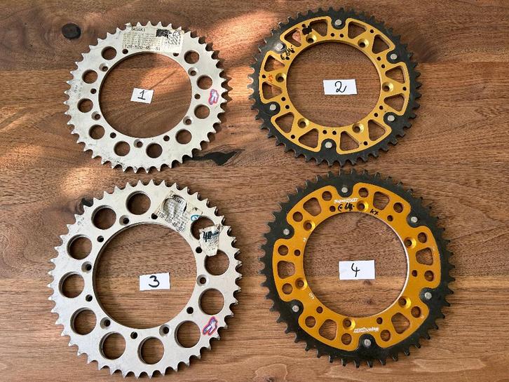 Kawasaki tandwiel nieuw diverse (KXF/KX/KDX/KLX) 45,47,49,52, Motoren, Tuning en Styling, Ophalen of Verzenden