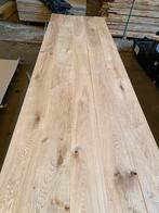 Licht rustieke eiken planken te koop. 190x20 mm 275/370cm., Doe-het-zelf en Verbouw, Hout en Planken, Nieuw, Plank, Ophalen of Verzenden