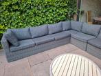 Ruime lounge set, bestaande uit losse stoel en hoekbank, Tuin en Terras, Tuinsets en Loungesets, Ophalen, Gebruikt, Bank, Wicker