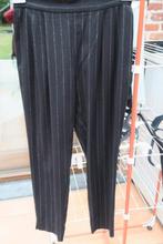 Broek nieuw zwart streep Toupy Paris mt S, Kleding | Dames, Zwart, Nieuw, Ophalen of Verzenden, Maat 36 (S)