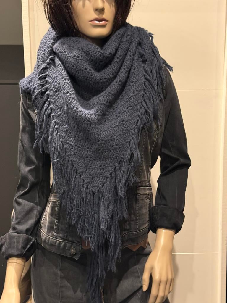 Shawl blauw studio 314, Verzenden, Nieuw, Maat 46/48 (XL) of groter, Sjaal