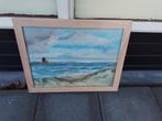 Schilderij met zeezicht, Antiek en Kunst, Ophalen of Verzenden