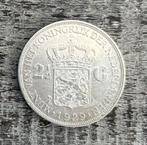 Wilhelmina rijksdaalder 1929 pr, Postzegels en Munten, Munten | Nederland, Zilver, Ophalen of Verzenden, Koningin Wilhelmina, Losse munt
