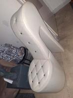 Unieke Hoge Hak Fauteuil - Eyecatcher!, Ophalen, Wit, Design, Zo goed als nieuw