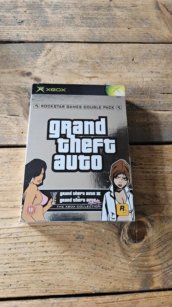 GTA Double Pack - Xbox (Grand Theft Auto III & Vice City), Spelcomputers en Games, Games | Xbox Original, Gebruikt, Avontuur en Actie