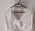 Melkkleurige moderne Blouse van ZARA maat S, Kleding | Dames, Zara, Ophalen of Verzenden, Zo goed als nieuw, Maat 38/40 (M)