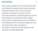 Buffalo pooltafel Hustler 6 ft mdf incl. Spelmatrialen, Ophalen, Pooltafel, Stoffelen, Nieuw