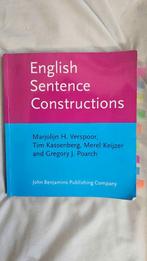 English Sentence Constructions Marjolijn H Vespoor Tim Kasse, Ophalen of Verzenden, Alpha, HBO, Marjolijn H. Verspoor