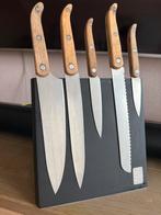 Magnetisch messenblok met 5-delige van Laguiole Style de Vie, Ophalen of Verzenden, Zo goed als nieuw, Rvs of Chroom