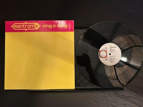 Mantronix - Sing A Song, Cd's en Dvd's, Vinyl | Dance en House, Gebruikt, Ambiënt of Lounge, 12 inch, Ophalen of Verzenden