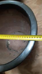 Plantenpot, Tuin en Terras, Bloempotten, Gebruikt, Rond, Minder dan 40 cm, Aardewerk