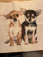 Lap stof met chihuahua’s om kussen te maken, Overige kleuren, 120 cm of meer, Nieuw, Ophalen of Verzenden