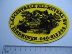 sticker oud Motorcross Zijspan Lascentrale All Metaal sideca, Verzenden, Zo goed als nieuw, Bedrijf of Vereniging
