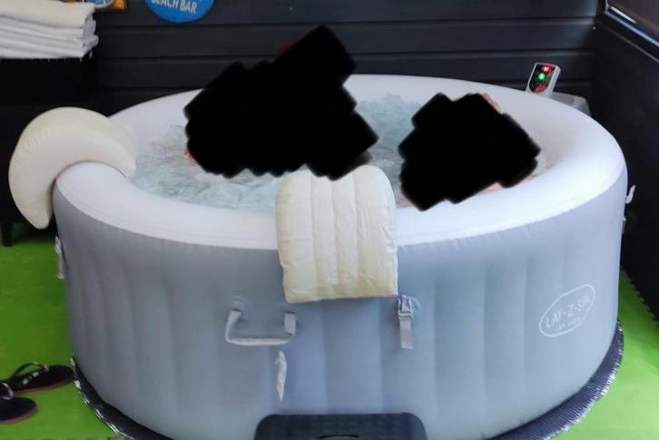 Lazy-Spa St Lucia Jacuzzi - Zo goed als nieuw!, Tuin en Terras, Bubbelbaden en Hottubs, Zo goed als nieuw, Opblaasbaar, Afdekzeil
