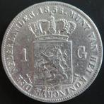 Gulden 1856, 1 gulden, Koning Willem III, Verzenden, Zilver