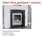 faber gashaard met marmeren schouw, Gebruikt, Inbouwhaard, Ophalen, Gashaard