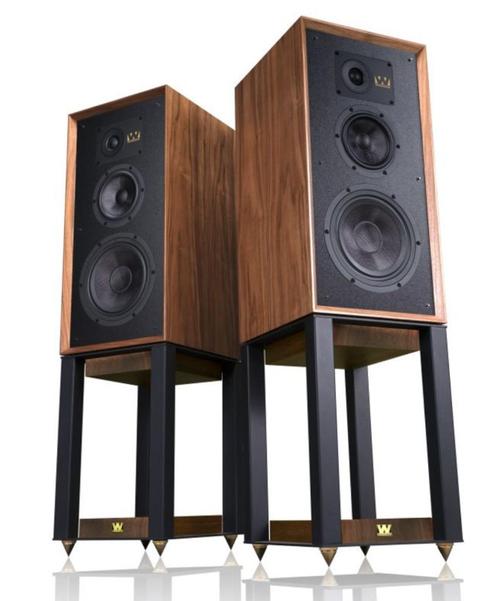 Wharfedale Linton Luidsprekerset met stands, Audio, Tv en Foto, Luidsprekers, Front, Rear of Stereo speakers, 120 watt of meer
