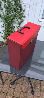 Vintage LP Koffer - Rood, Ophalen of Verzenden, Gebruikt, 12 inch