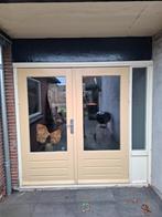 Achterpui / buitendeuren, Gebruikt, Deurkozijn, 150 tot 225 cm, Hout