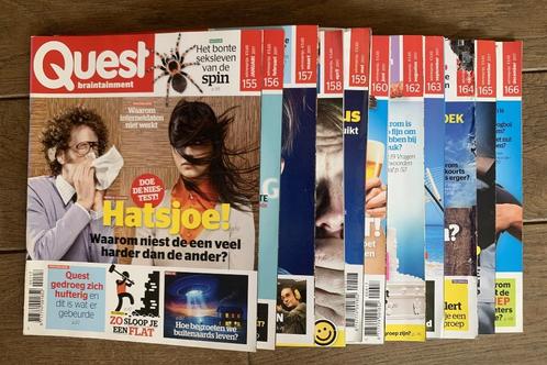 Quest Totaal 68 Bladen uit 2017 - 2018 - 2019 - 2020 -2021 -, Boeken, Tijdschriften en Kranten, Zo goed als nieuw, Wetenschap en Natuur