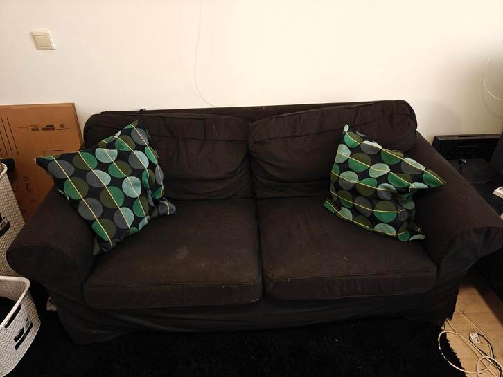 2-zitsbank Ektorp Ikea - Gratis af te halen!, Huis en Inrichting, Banken | Bankstellen, Gebruikt, Rechte bank, Tweepersoons, 150 tot 200 cm