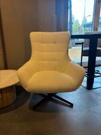 Fauteuil Nora | Off White Showroommodel Wit relax stoel, Ophalen, Zo goed als nieuw, 75 tot 100 cm, Stof