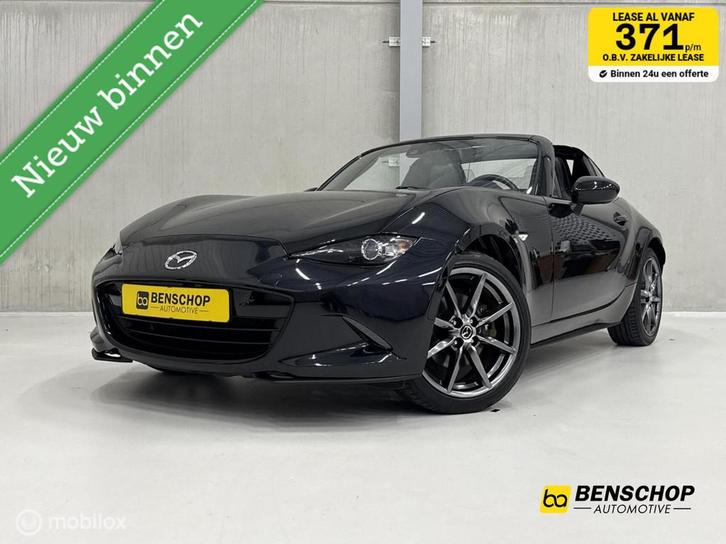 Mazda MX-5 RF 2.0 SkyActiv-G 160 GT-M Leer Navi PDC Cruise B, Auto's, Mazda, Te koop, MX-5 RF, ABS, Airbags, Airconditioning, Alarm