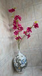 Authentieke Chinese vaas met blauwe bloemen, Ophalen