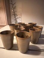 Digoin Grespots Keramische Bekers - Vintage Set onbeschadigd, Ophalen of Verzenden