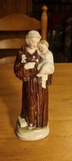 Vintage St. Antonius met Kind Porseleinen Beeldje, Ophalen of Verzenden
