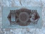 100 gulden 1947, Adriaentje Hollaer., Postzegels en Munten, Bankbiljetten | Nederland, Verzenden, 100 gulden, Los biljet