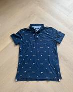 #95. Tommy Hilfiger polo t-shirt maat S, 46 als nieuw, Maat 46 (S) of kleiner, Blauw, Tommy Hilfiger, Zo goed als nieuw