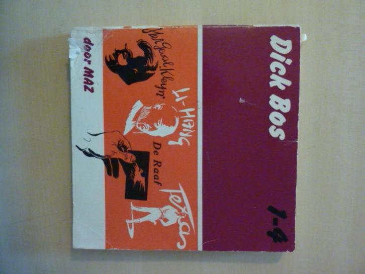 Alfred Mazure - Dick Bos 1-4, Boeken, Overige Boeken, Gelezen, Verzenden