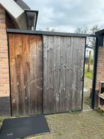Schuifpoort tuinpoort poort, Tuin en Terras, Tuinpoorten, Ophalen, Gebruikt, 150 tot 200 cm, 200 cm of meer