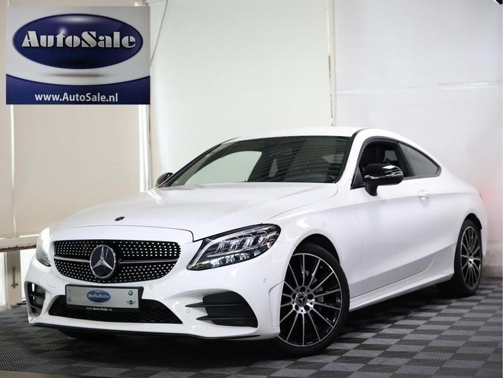 Mercedes-Benz C-Klasse Coupé 180 AMG Line Premium LED STOEL, Auto's, Mercedes-Benz, Bedrijf, Te koop, C-Klasse, ABS, Achteruitrijcamera