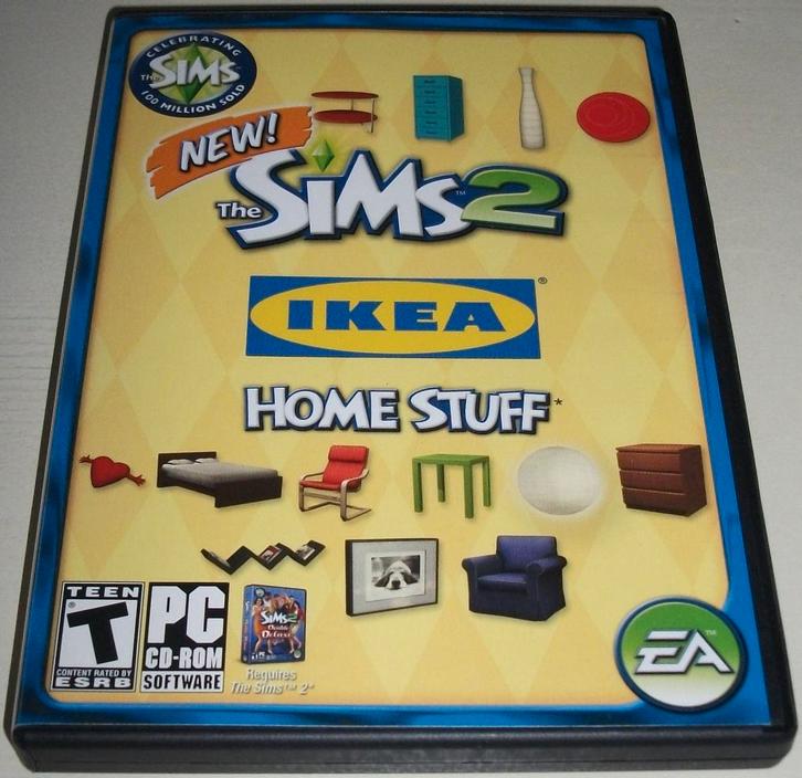 PC Game *** SIMS 2 *** Ikea Home Stuff, Spelcomputers en Games, Games | Pc, Zo goed als nieuw, Simulatie, 1 speler, Vanaf 12 jaar