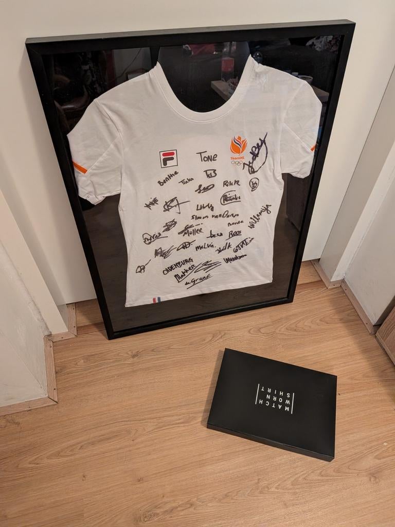TeamNL roeien gesigneerd shirt OS Parijs2024-Collectors item, Ophalen, Shirt, Nieuw, Overige sporten