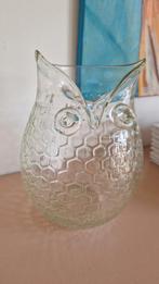 Uilen vaas glas, Minder dan 50 cm, Glas, Ophalen