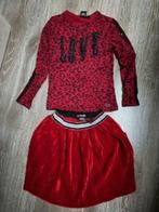 2 delige set rok en shirt rood Indian Blue Jeans in maat 116, Kinderen en Baby's, Kinderkleding | Maat 116, Ophalen, Meisje, Zo goed als nieuw
