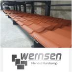 Stalen Dakpanplaten op voorraad Black & Terracotta, Doe-het-zelf en Verbouw, Dakpannen en Dakbedekking, Nieuw, Dakpannen, 15 m² of meer